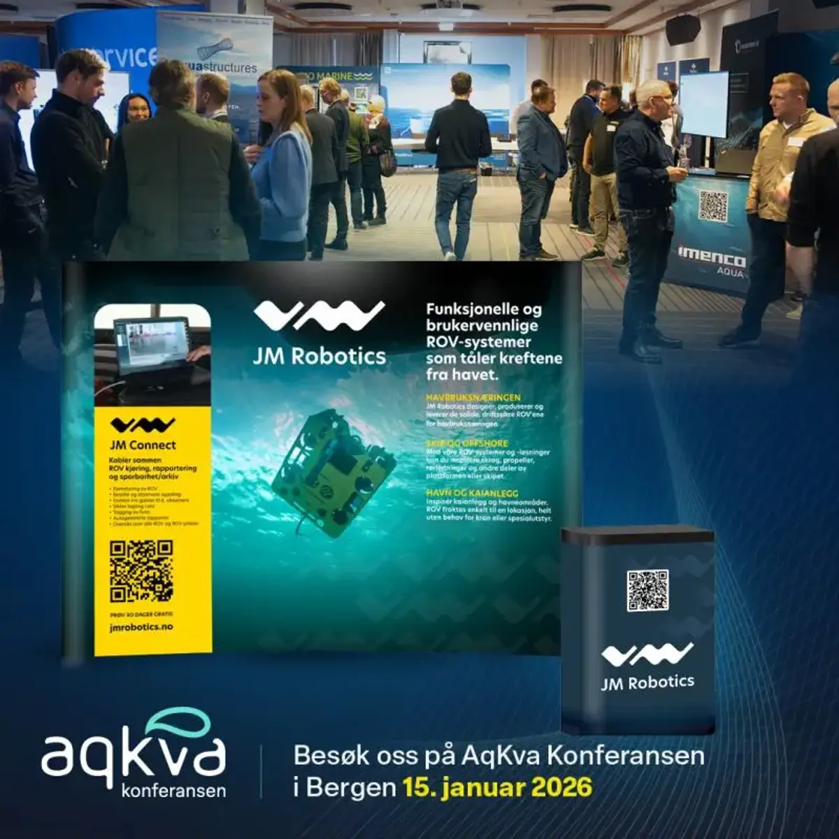 Jm Robotics Hd3 Rov Snart AqKva konferansen i Bergen! - JM Robotics